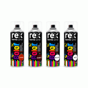 Pack 6 Barniz Spray Rex 400 ml