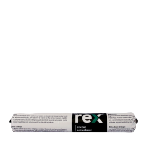 Rex Silicona Estructural Negro 600 ml
