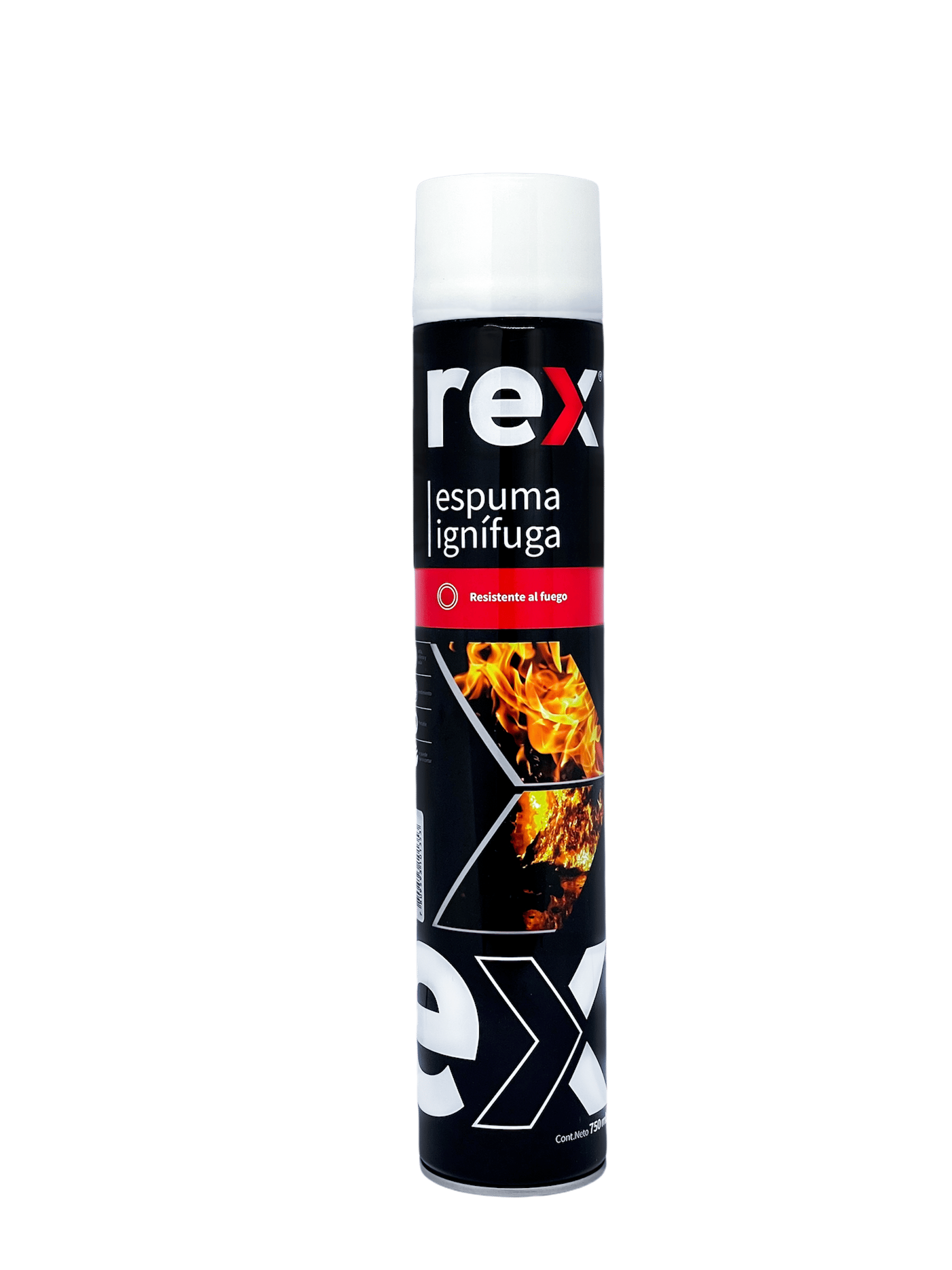 Rex Espuma PU Ignifuga Uso Pistola Tarro 750 ml