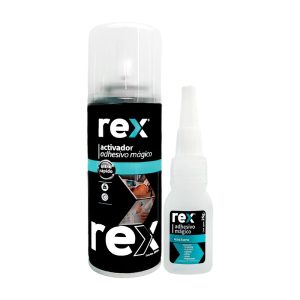 Rex Adhesivo Magico, Frasco 25 gr - Spray 100 ml